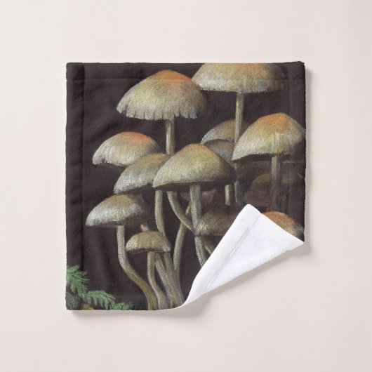Champignons (Gant de toilette)