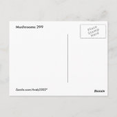Champignons 299 ~ carte postale (Dos)