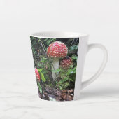 Champignons Amanita Muscaria - 12 oz. Latte Mug (Droite)