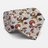 Champignons avec cravate arrière - plan noir (Roulé)