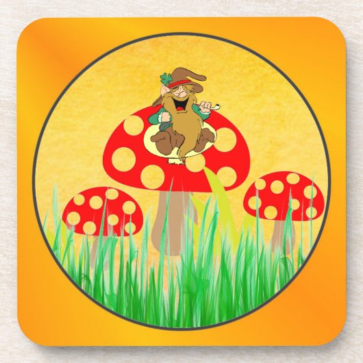 Champignons Boire Dessous de verre (Devant)