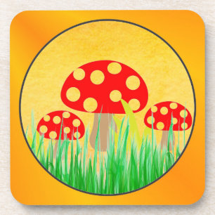 Champignons Boire Dessous de verre