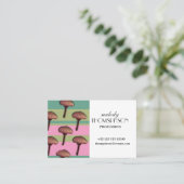 Champignons, Carte de visite à rayures (Debout devant)