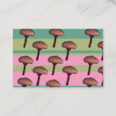 Champignons, Carte de visite à rayures (Dos)