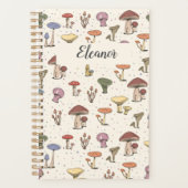 Champignons colorés Doodle Motif - Personnalisable (Devant)