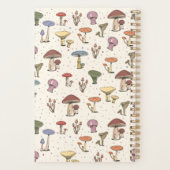 Champignons colorés Doodle Motif - Personnalisable (Dos)