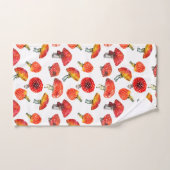 Champignons d'aquarelle motif de chute (Serviette à main)