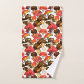 Champignons d'aquarelle motif de chute (Serviette à main)