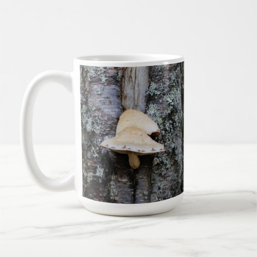 Champignons d'arbre - Mug de 15 oz. (Gauche)
