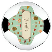 Champignons d'automne balle de football (Tourné)