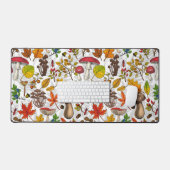 Champignons d'automne, feuilles, noix et baies sur (Clavier et souris)