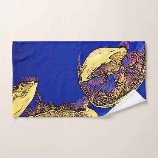 Champignons de la mer - Méduses (Serviette à main)