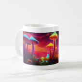 Champignons de néon : Conception de Mug de lumière (Devant gauche)