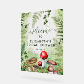 Champignons des forêts de bois Affiche de bienvenu (Angle)