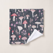 Champignons des Toadstool de champignons (Gant de toilette)