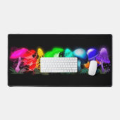 Champignons éclatants et vibrants arc-en-ciel (Clavier et souris)