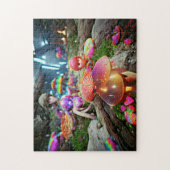 Champignons et fées Jigsaw Puzzle (Vertical)