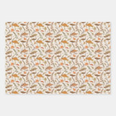 Champignons et Feuilles d'automne - motif sans sou (Devant 3)