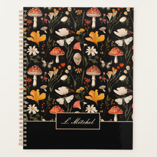 Champignons et fleurs personnalisés Cottagecore