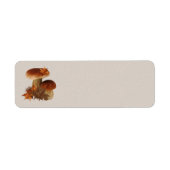 Champignons Étiquette de adresse (Devant)