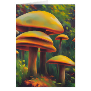 Champignons Jaunes Toutes les occasions Carte de v