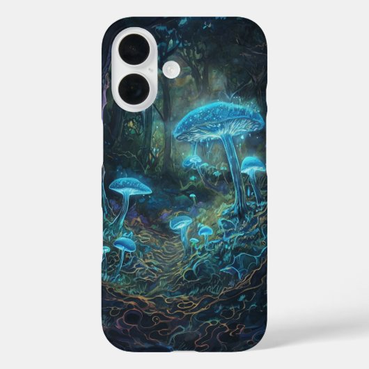 Champignons lumineux Forêt iPhone / coque ipad (Verso)