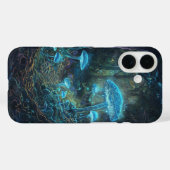 Champignons lumineux Forêt iPhone / coque ipad (Verso (horizontal))