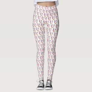 Champignons magiques Aquarelle Leggings personnali