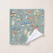 Champignons magiques Hygge mystique (Gant de toilette)