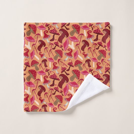 Champignons mignons (Gant de toilette)