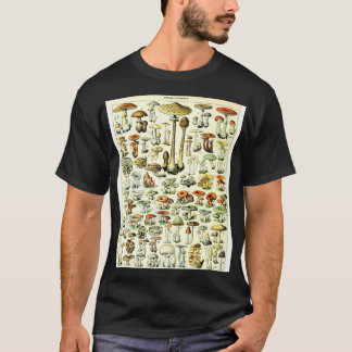 Champignons Mushrooms Botanisch Illustrati T-shirt