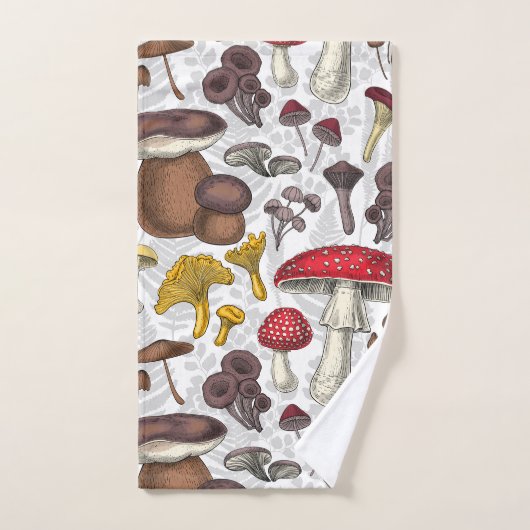 Champignons sauvages (Serviette à main)