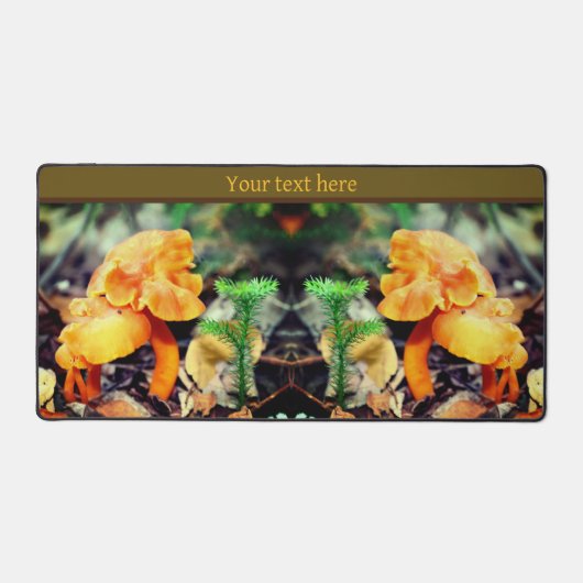 Champignons sauvages d'orange pâle Gros plan Perso (Recto)