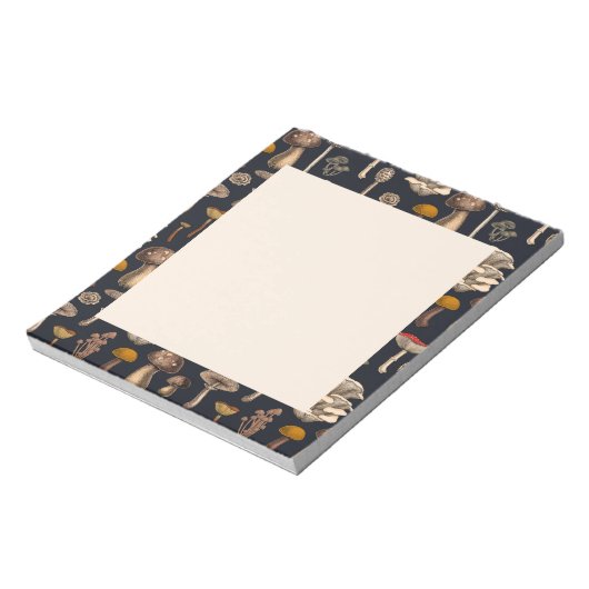 Champignons sauvages sur Carnet noir graphite (Tourné)