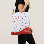 Champignons sur blanc personnalisé ou non sac four (De près)