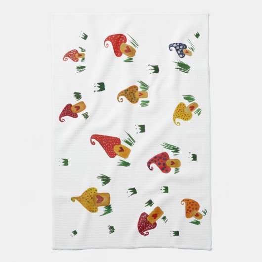 Champignons Torchon 40,6 cm x 61 cm (Vertical)