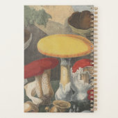 Champignons vintages d'illustration botanique (Dos)