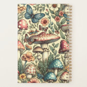 Champignons vintages, papillons et fleurs (Dos)