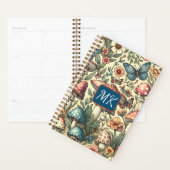 Champignons vintages, papillons et fleurs (Devant avec enveloppe)