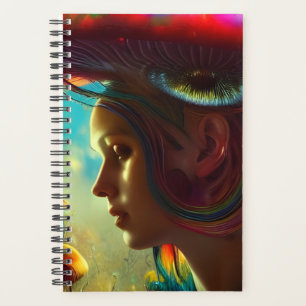 Champignons Visions Trippy AI Généré Art Planner