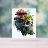 champignonschedelbos acryl bord (Neutraal)