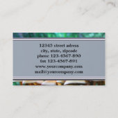 Champignonsjabloon voor visitekaartjes (Achterkant)