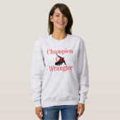 "Champion Cat Wrangler" Sweatshirt (Voorkant volledig)