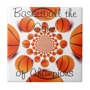Champion Court Vision: Basketbal spel van de Champ Tegeltje