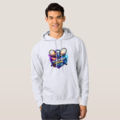 Champion de Badminton Graphique Sweat à Capuche Ad (Devant entier)