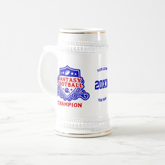 Champion de football d'Imaginaire Mug (Devant gauche)