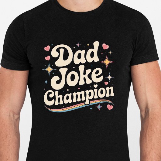 Champion de la blague papa - Tshirt drôle pour les