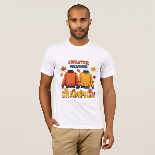 Champion de la météo pullover automne (Devant entier)