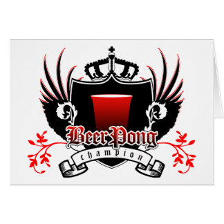 champion de pong de bière royal crest