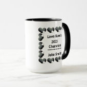 Champion des pelouses 2023, Mug de café (Devant droit)